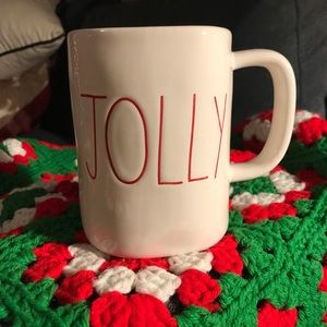 Magenta Holiday Jolly Mug